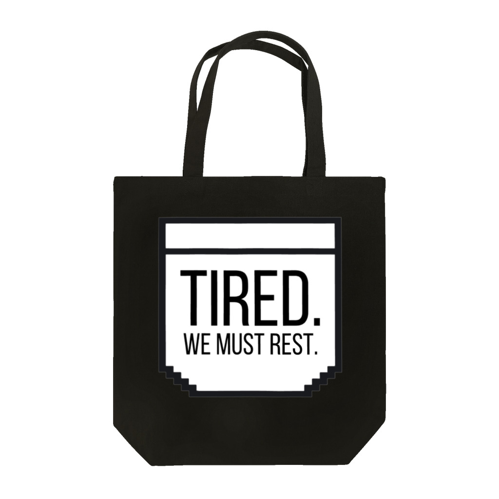 tired.の【オータム】フェイクポケットtired. Tote Bag