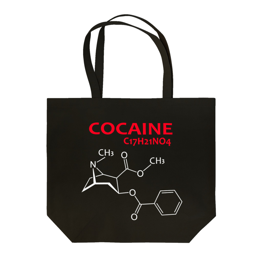 アインシュタインキャットのコカイン（白） Tote Bag