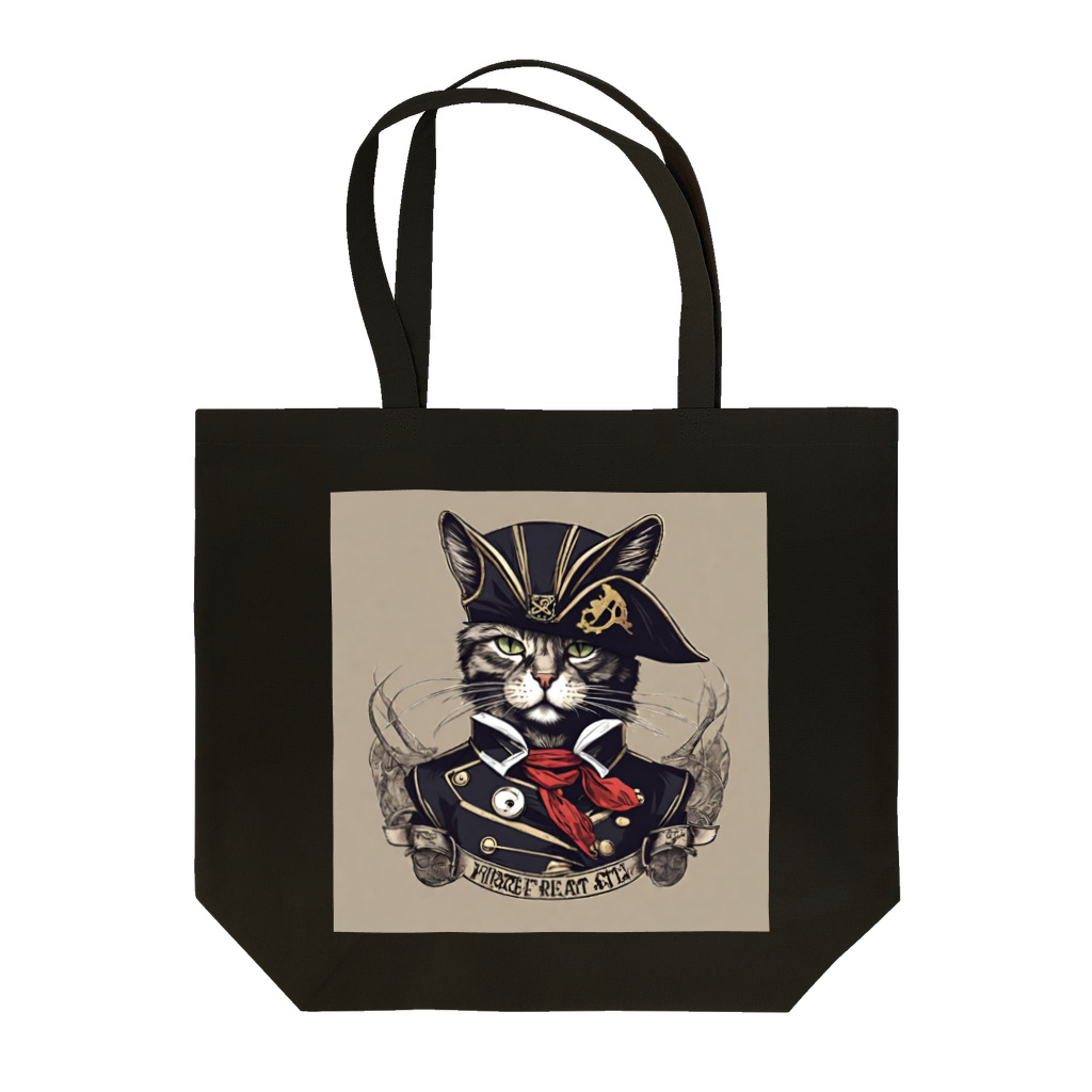 Jj-O_O-Jjの猫海賊団シリーズ★Duke船長 Tote Bag