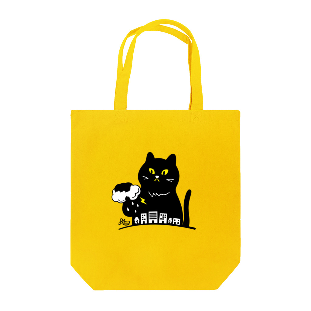 kocoon（コクーン）の嵐を招く黒猫 Tote Bag