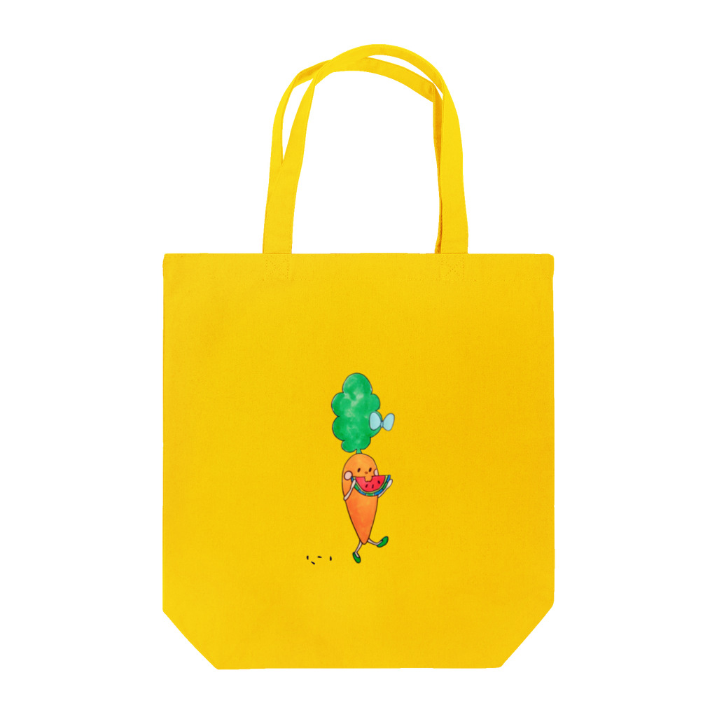 ZOUZOUTOWNのキャロちゃんの歩きスイカ Tote Bag