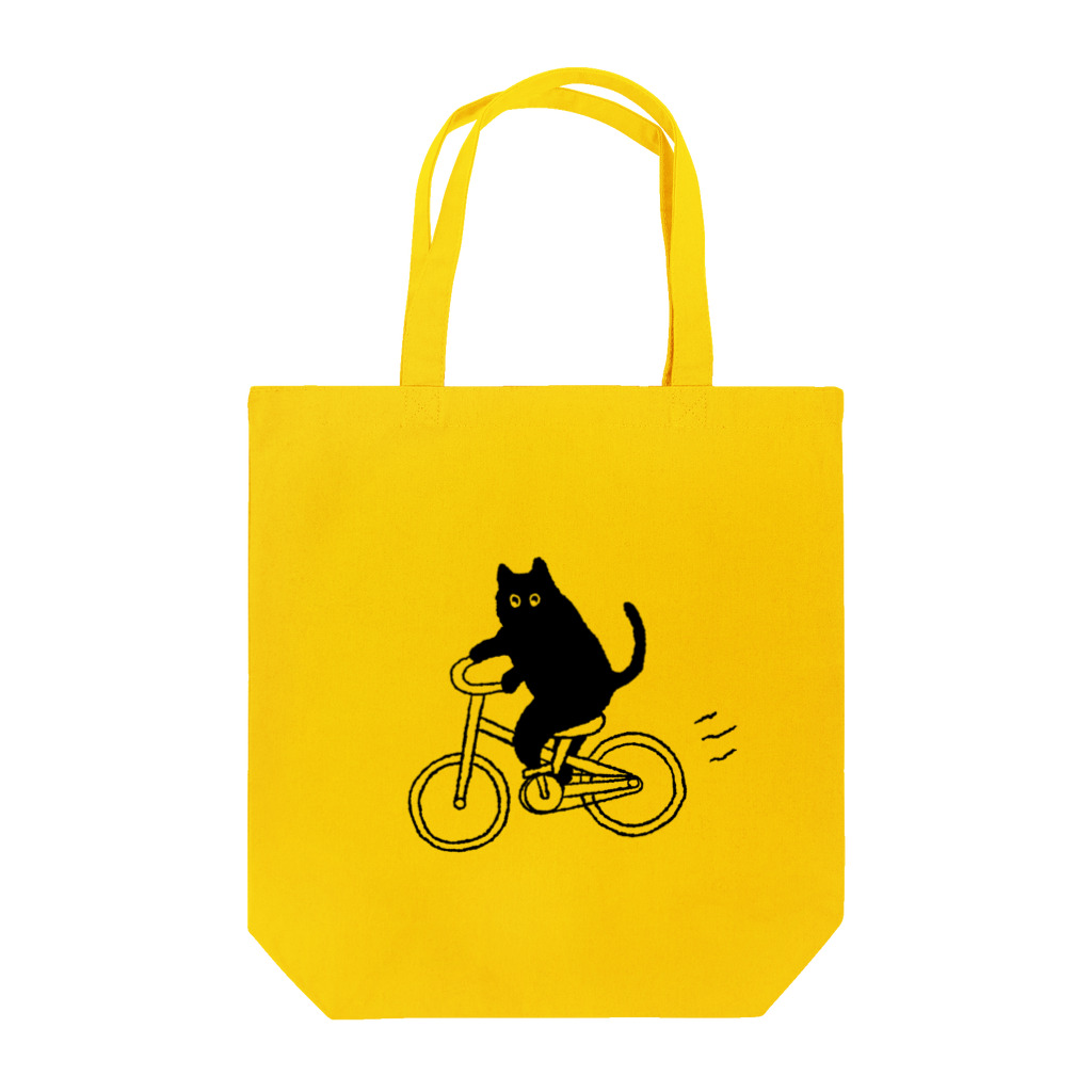 k_oの自転車に乗ったねこ Cycling cat Tote Bag