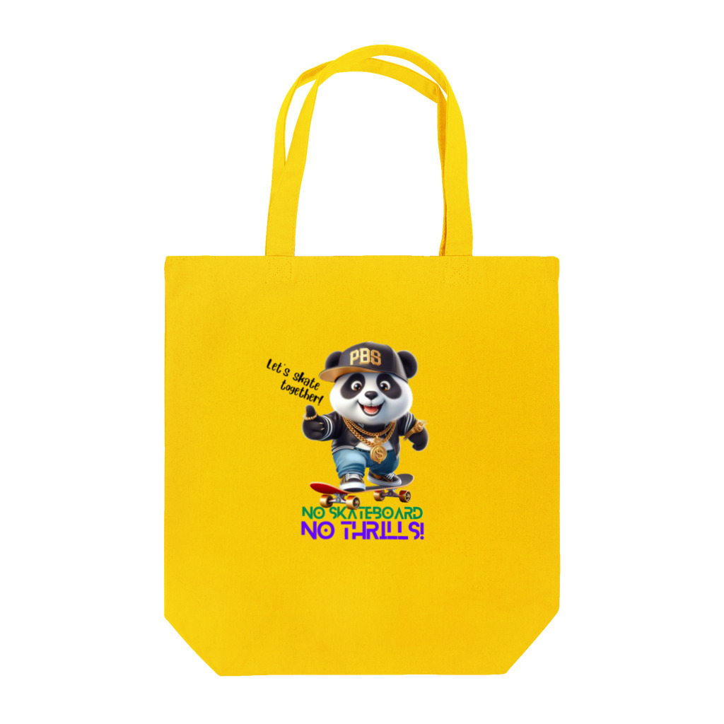 kazu_gのスケボーのない人生なんて!(パンダ) Tote Bag