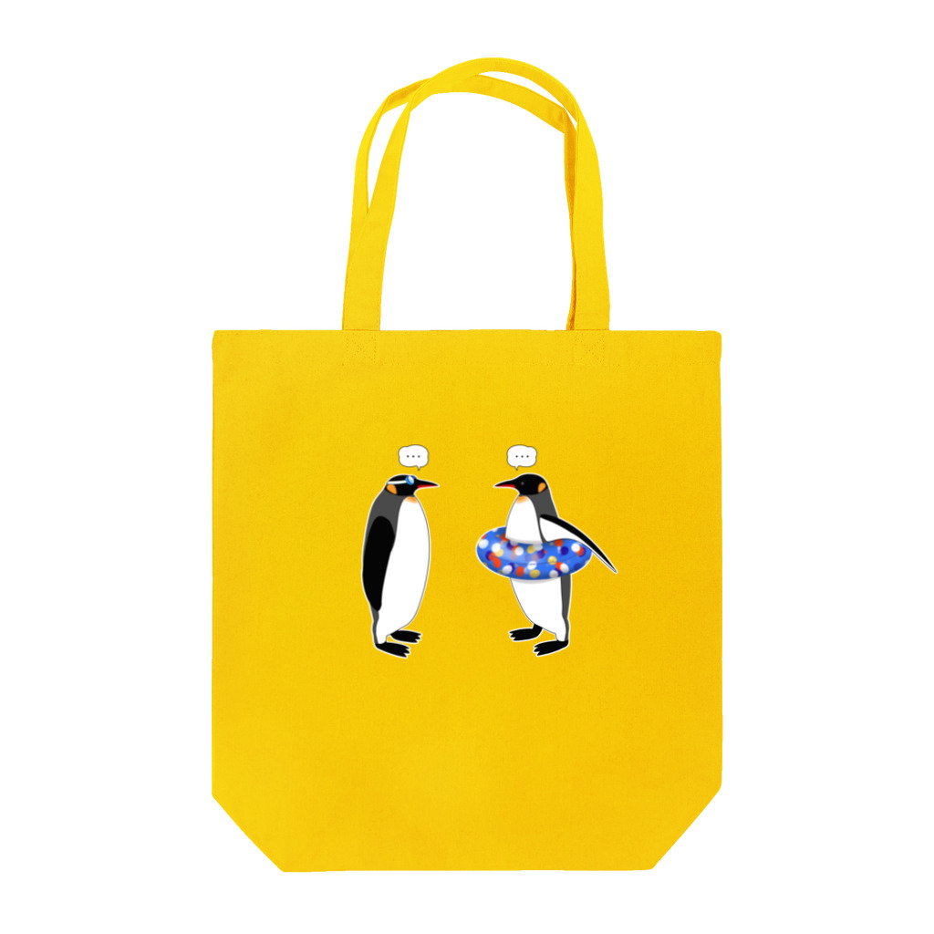 yuccoloの海水浴のペンギン Tote Bag