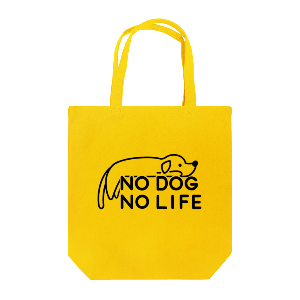 ぽぴーぴぽーのNO DOG NO LIFE  トートバッグ