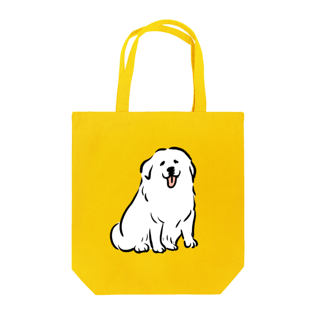 ぺろぺろぺろぺろ【せいこせんせい】のグレートピレニーズ【せいこせんせい】犬 Tote Bag