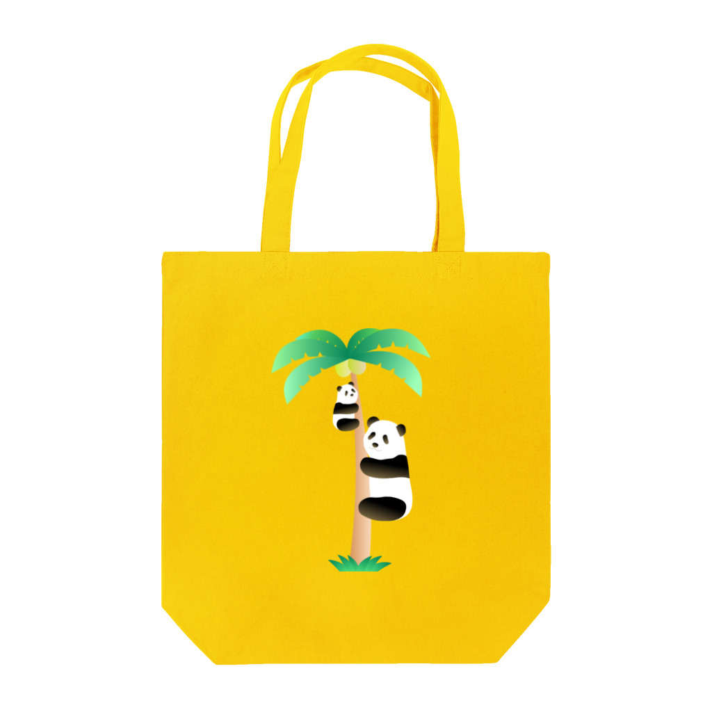 パンダむんのヤシの木に Tote Bag