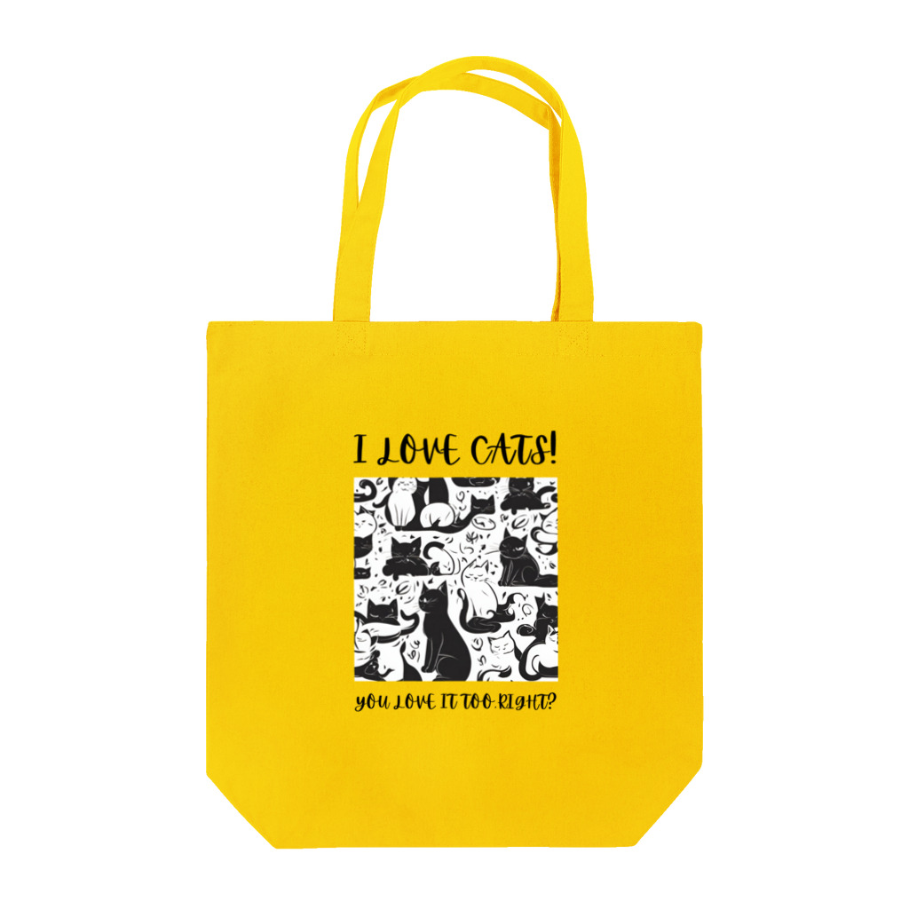 kazu_gの私は猫が好き!（淡色用） Tote Bag