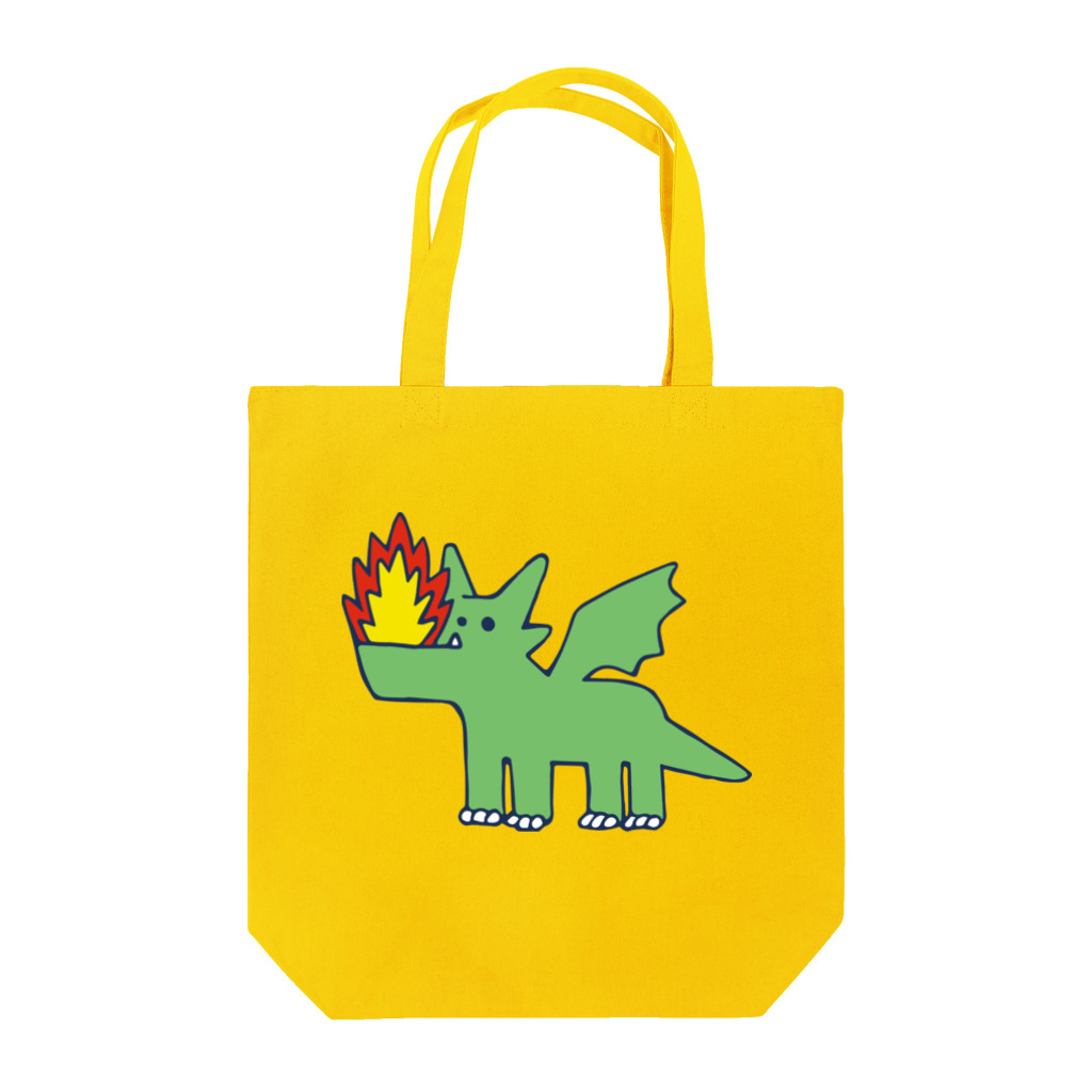 晴天窟のやる気がない時に描いたドラゴン Tote Bag