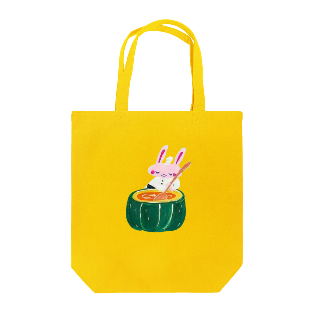 ぷいこのおみせのうさぎのスープ屋さん。 Tote Bag