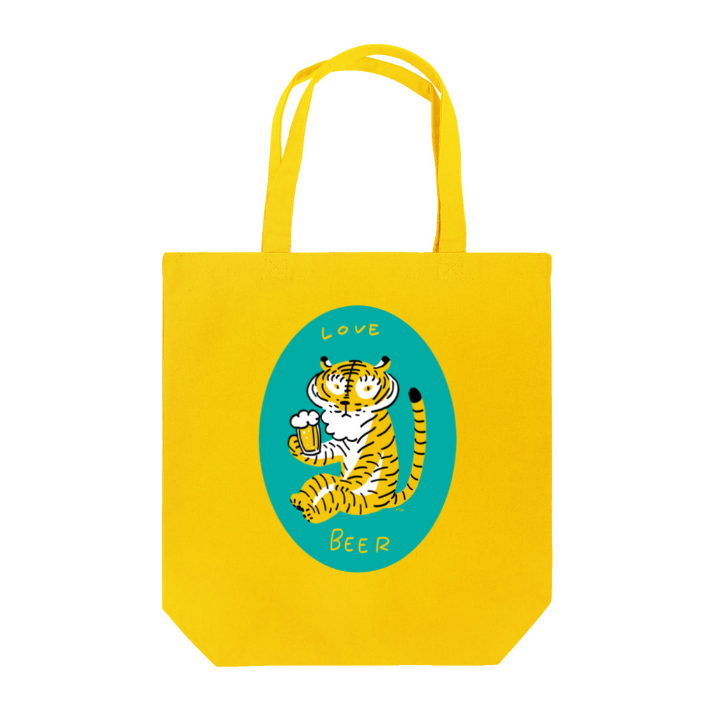 segasworksのビール好きトラちゃん（グラスがおすすめシリーズ） Tote Bag