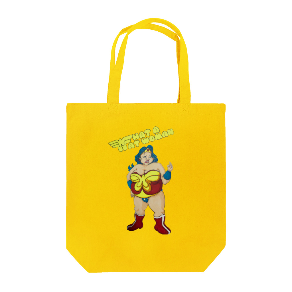 バンズオリジナルの<W.A.F.W> WHAT A FAT WOMAN. Tote Bag