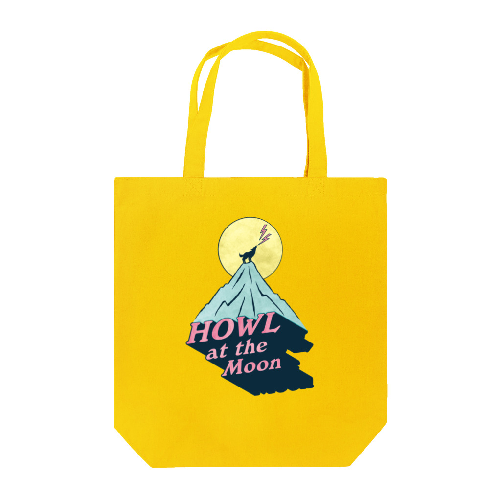 LONESOME TYPE ススの🌕月に吠える🐺（HOWL at the Moon） Tote Bag