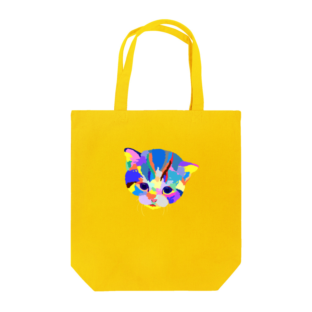 meiroのカラフルな猫 Tote Bag