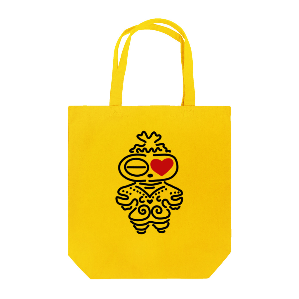 Haniwa lover の遮光器土偶＋LOVE Tote Bag