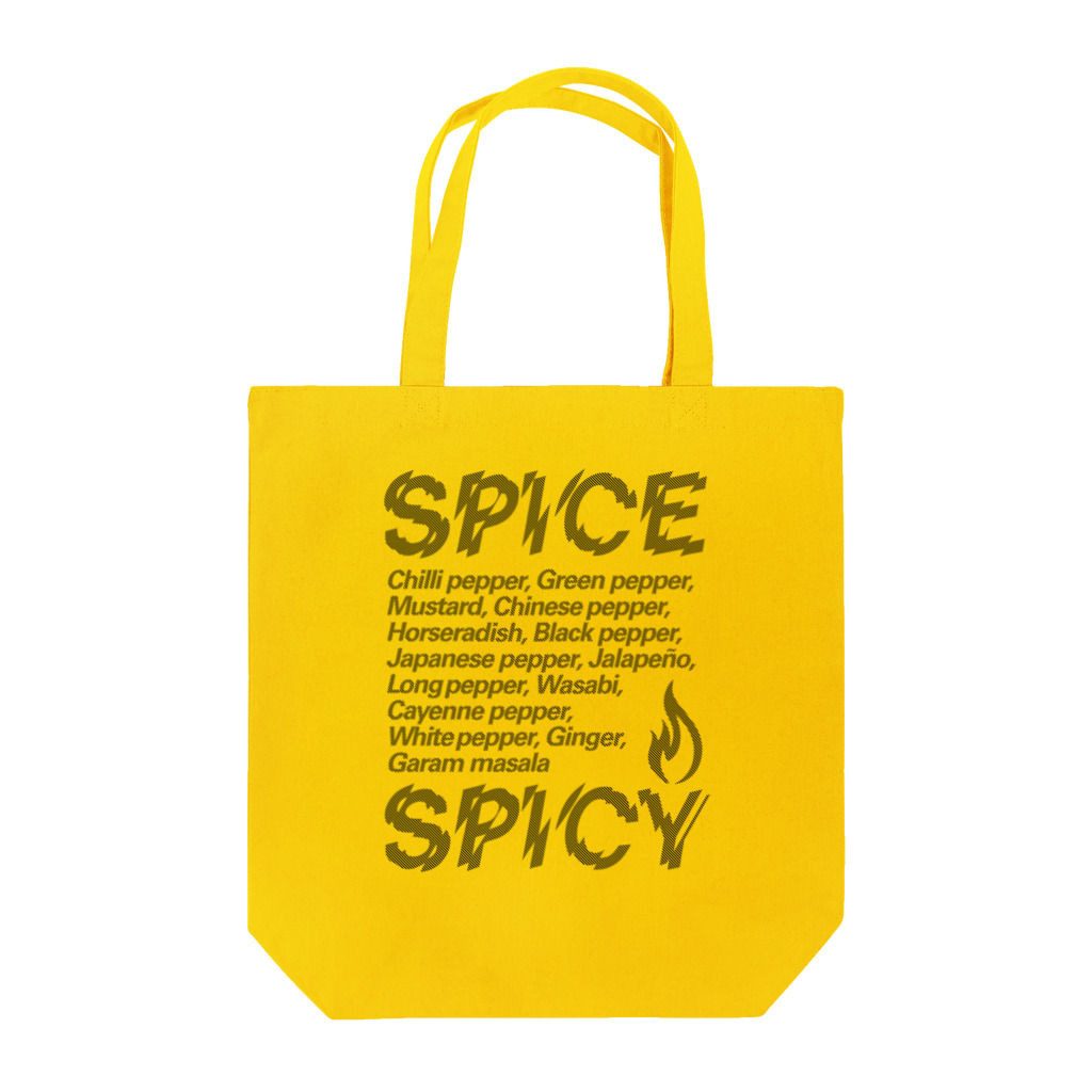 LONESOME TYPE ススのSPICE SPICY（Diagonal） Tote Bag
