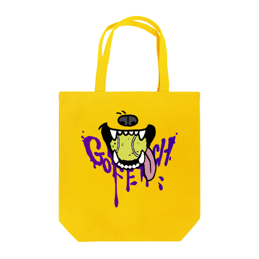 GO FETCHのよだれびちゃトート  Tote Bag