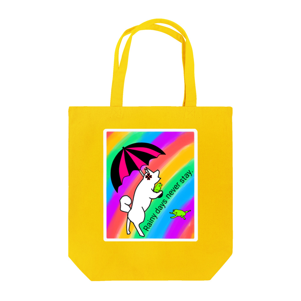 いっぷく処 てんてんの止まない雨はないよ Tote Bag