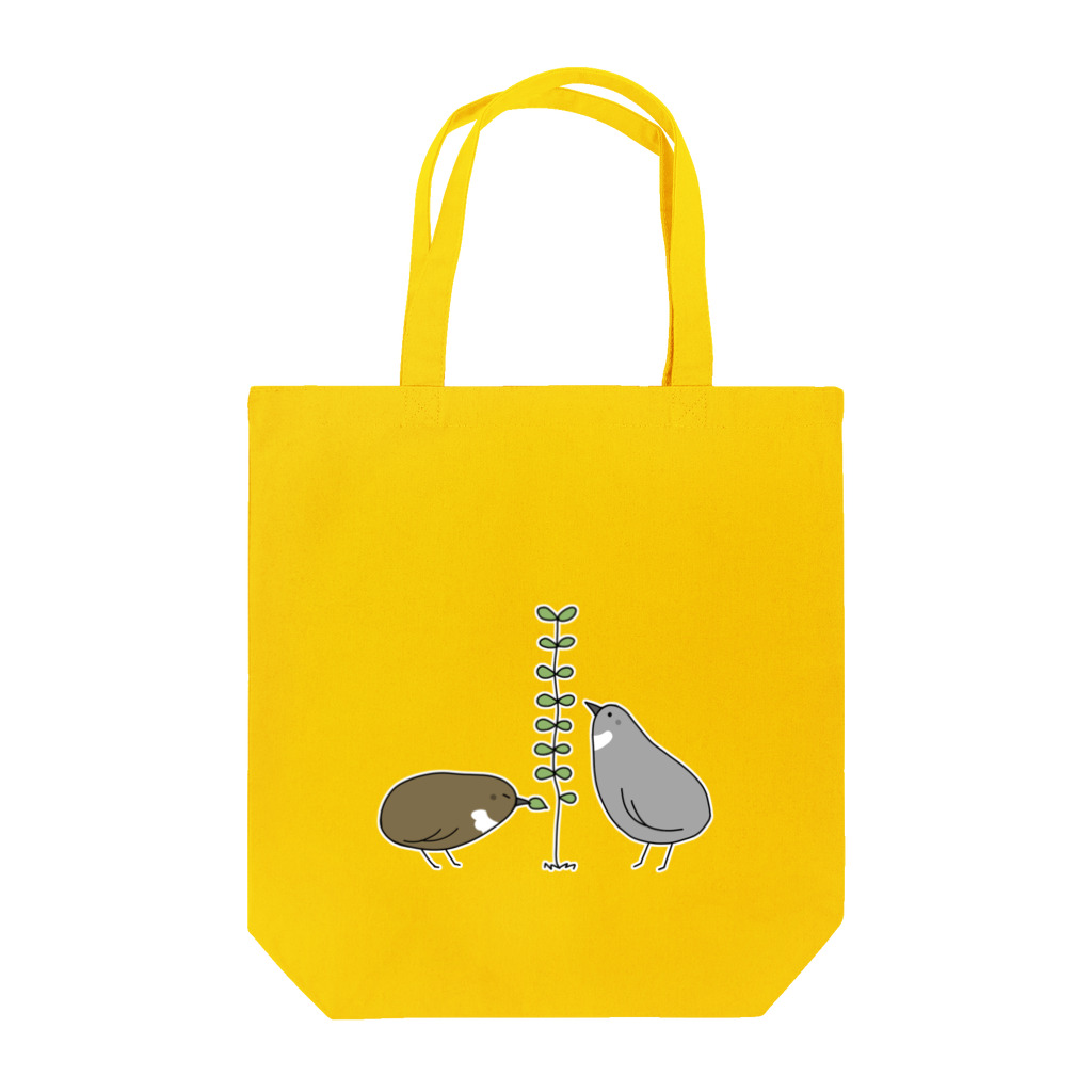 wa_cameのはっぱとひめうずら Tote Bag