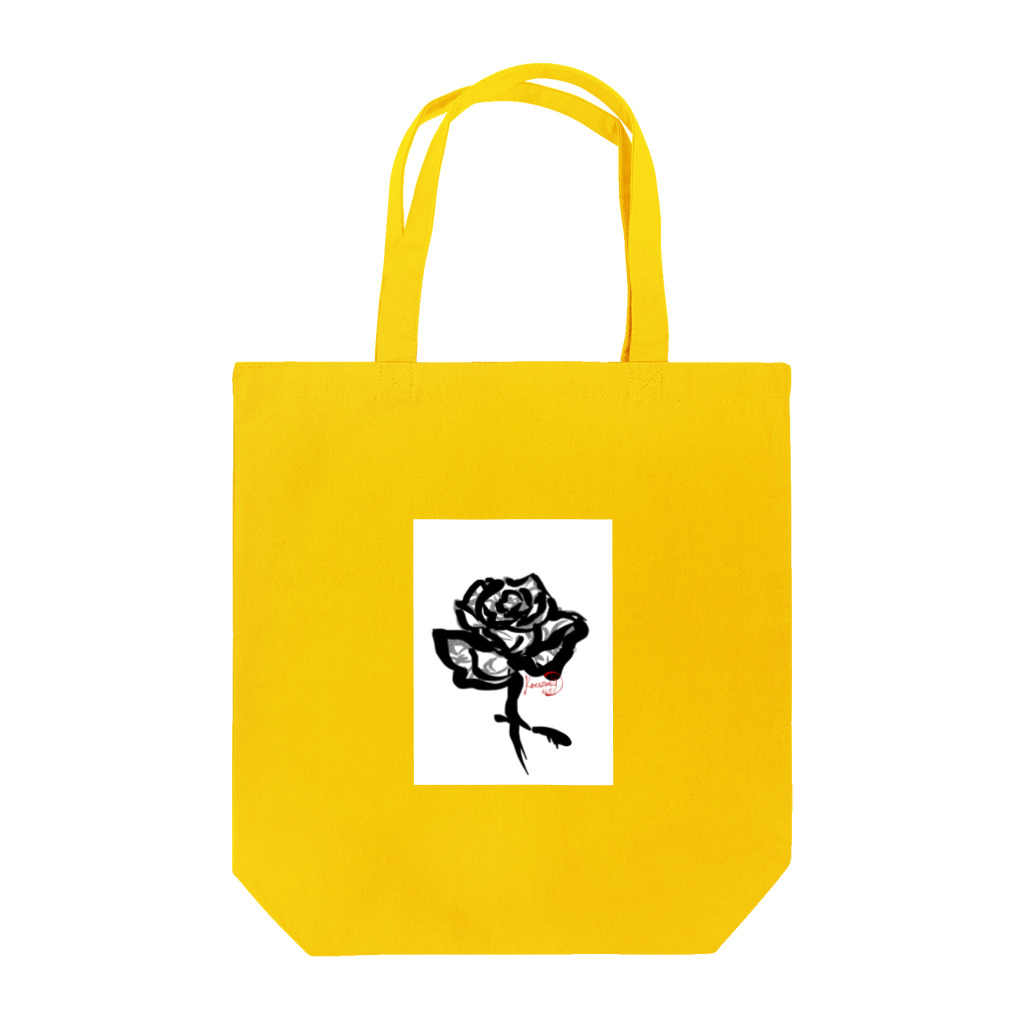 紅空月(kouzuki)designの和筆薔薇 Tote Bag