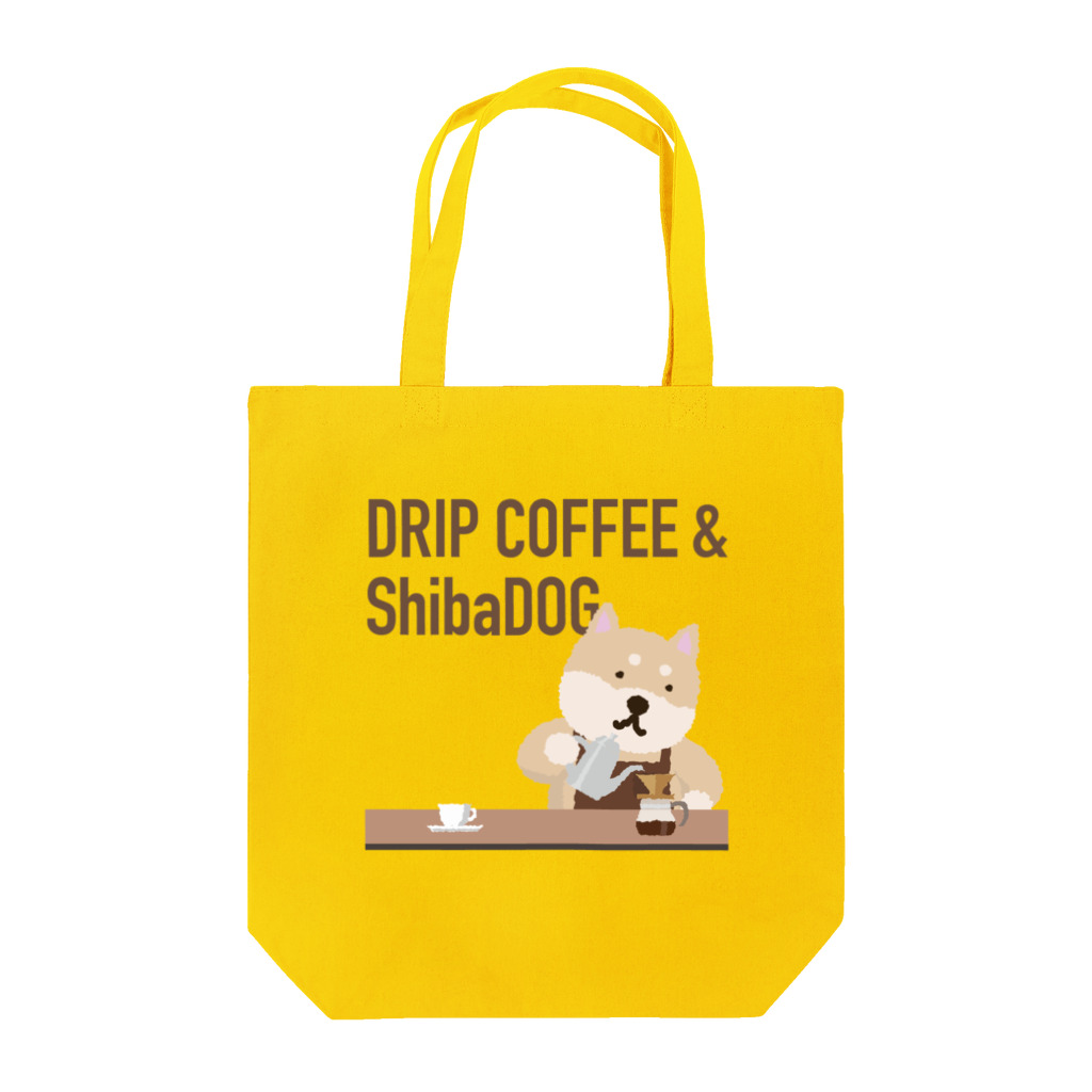 しばじるしデザインのDRIP COFFEE & ShibaDOG Tote Bag