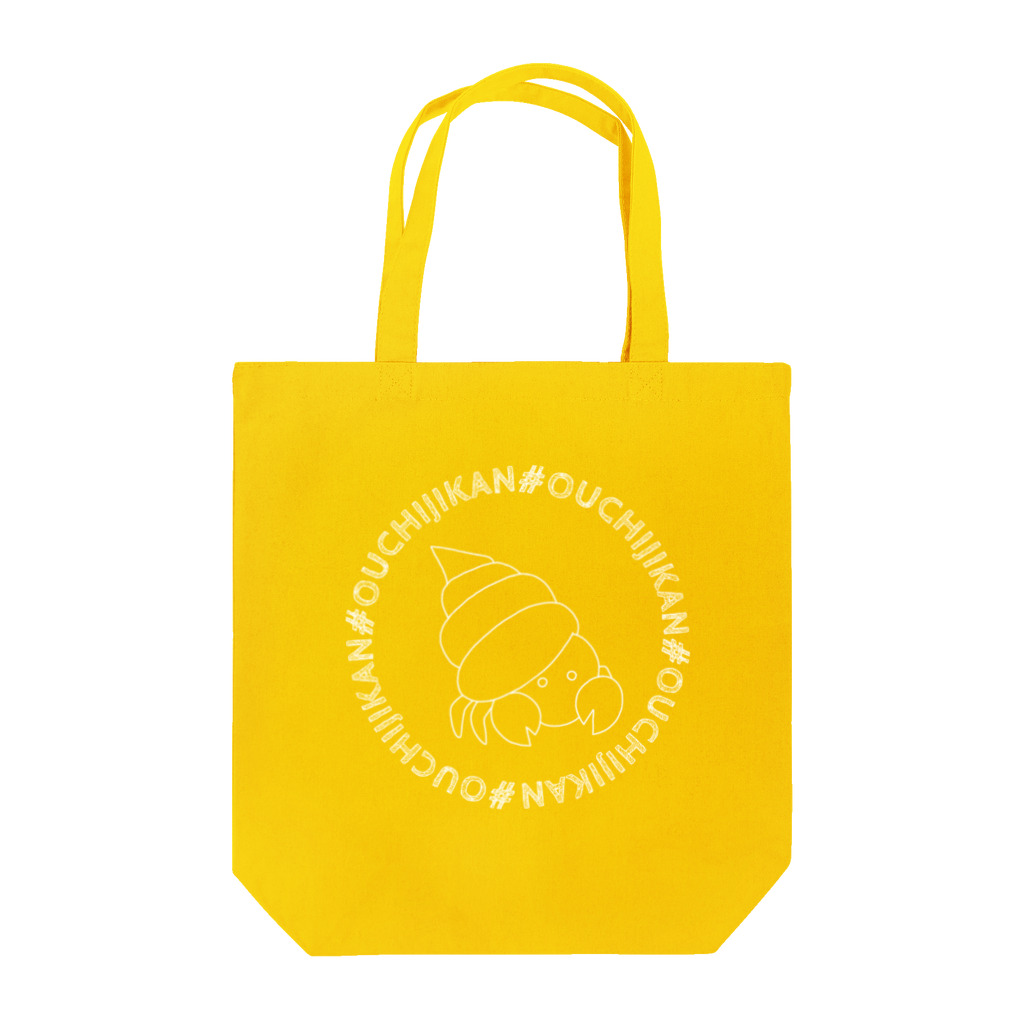 atelier PinoMiのヤドカリ白 Tote Bag