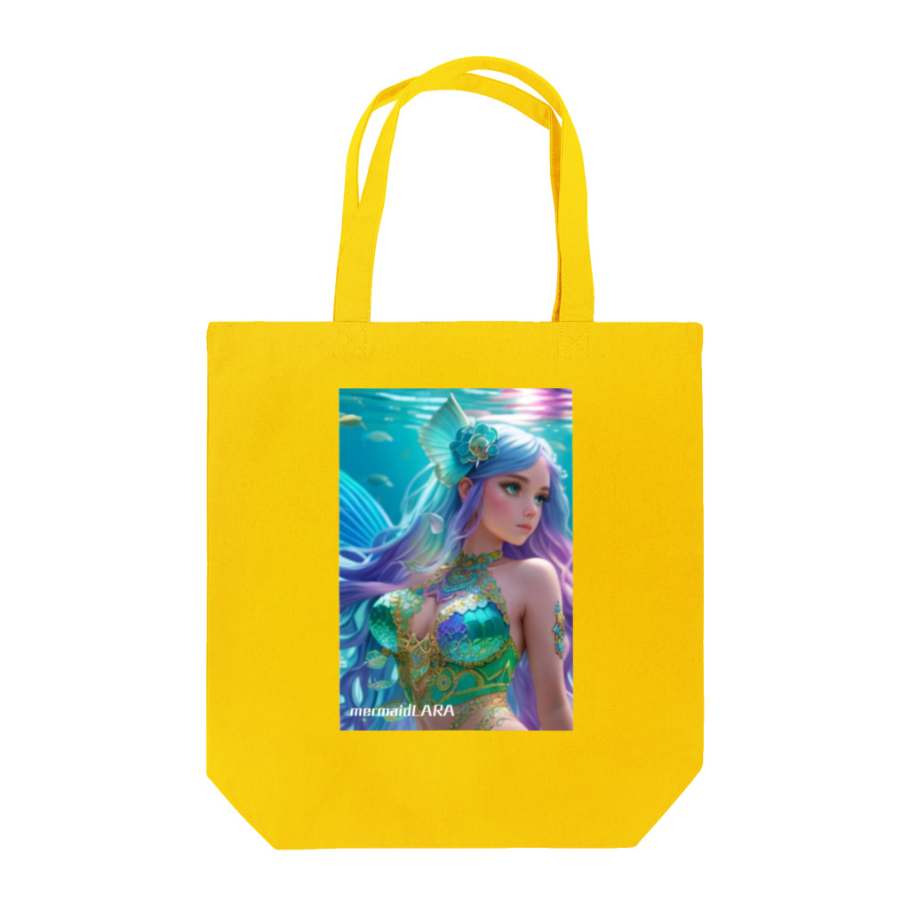 💖宇宙整体♪🌈♪こころからだチャンネル♪💖の mermaid  LARA Tote Bag