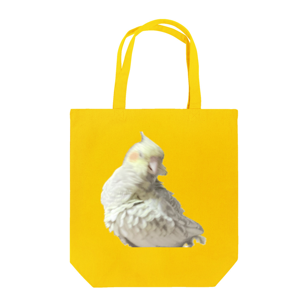 【ゆいみん】オカメインコとキノコの雑貨屋さんの荒ぶるオカメインコ Tote Bag