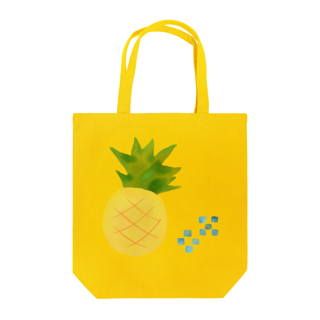 ハロー! オキナワのパイナップル　水彩　文字なし　pineapple no text Tote Bag