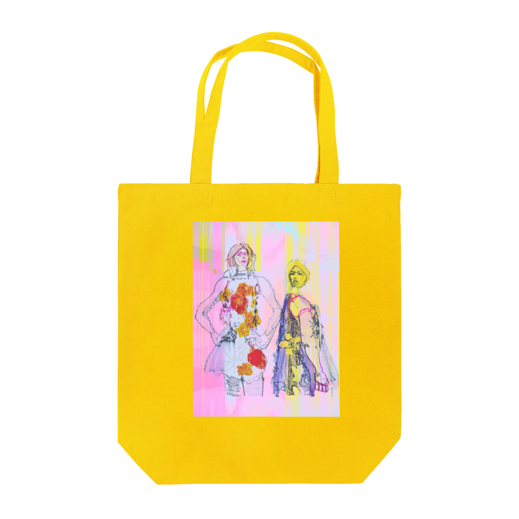 CAUCのflower girls (fancy ver.) Tote Bag