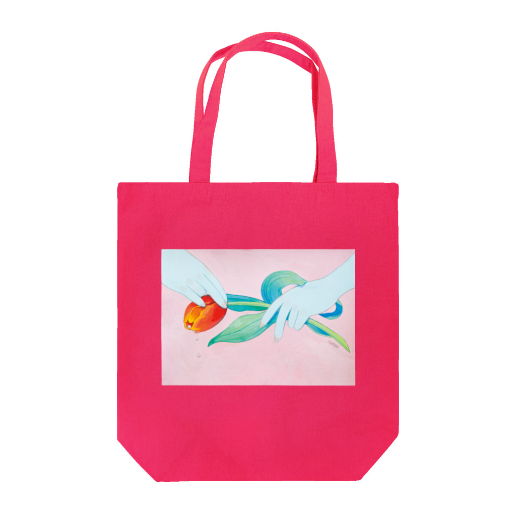 Hana ChataniのTulip Tote Bag