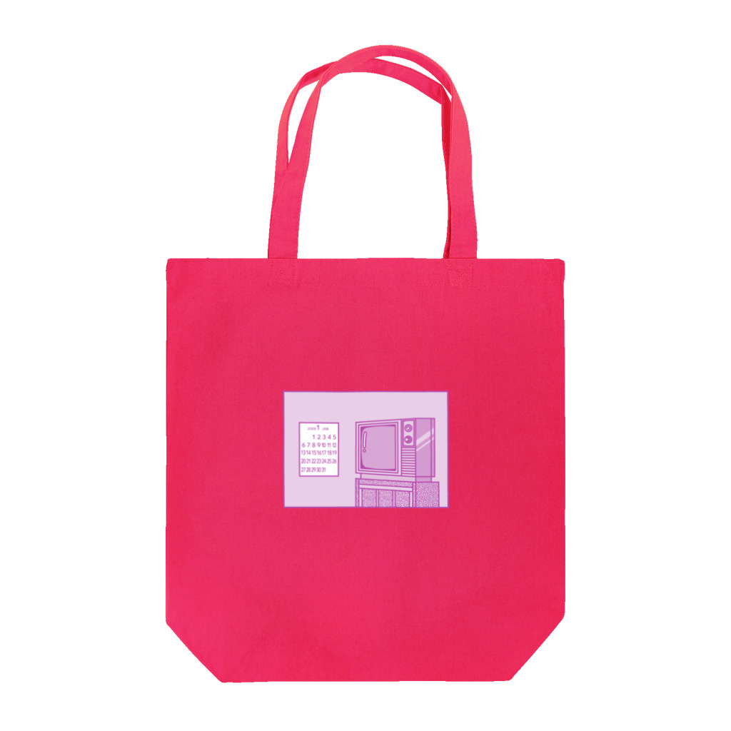 THE ANISAKIS MONSTERの昭和ROOM /pink Tote Bag