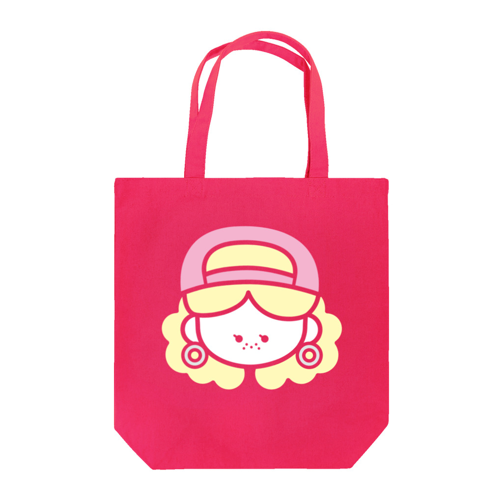 M's SHOP♡のSOBAKASU スポーティガール(PINK CAP) トートバッグ