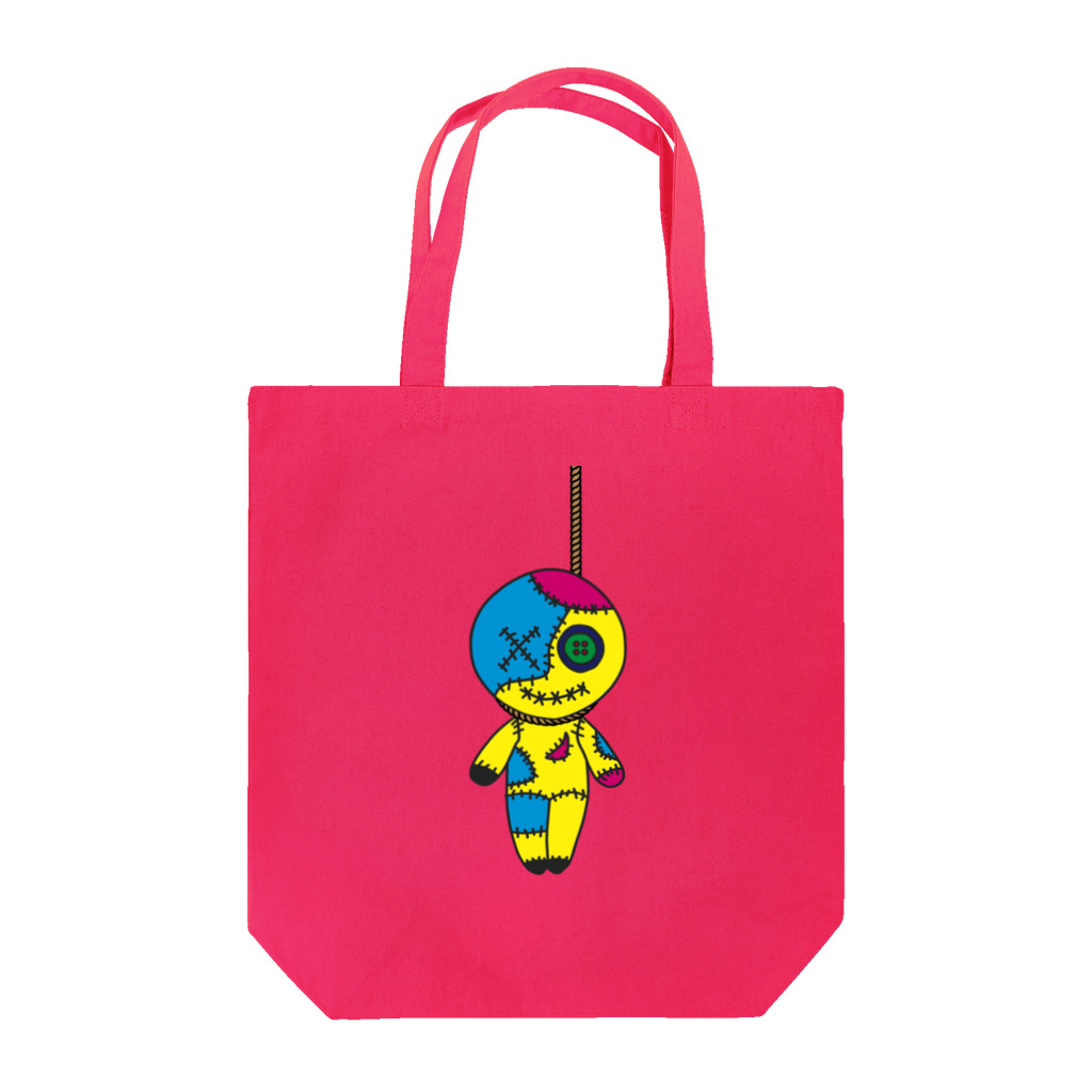 Ａ’ｚｗｏｒｋＳのHANGING VOODOO DOLL  CMYK Tote Bag