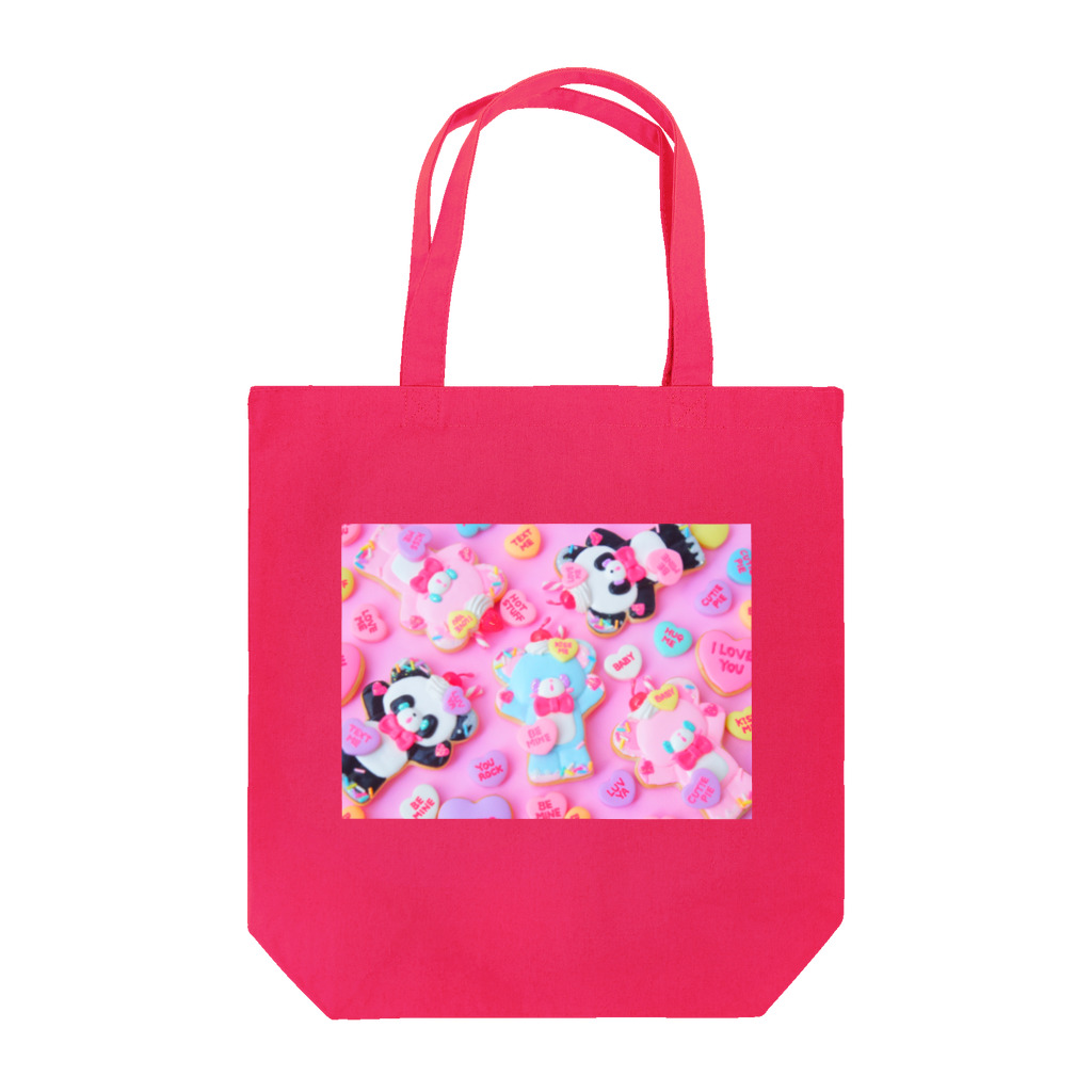 fancy fake sweets Marianne☆のくまちゃんパンダちゃんクッキー🍪 Tote Bag