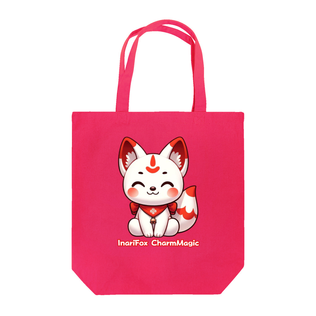 大江戸花火祭りのInari Fox Charm Magic～稲荷の狐3-2 Tote Bag