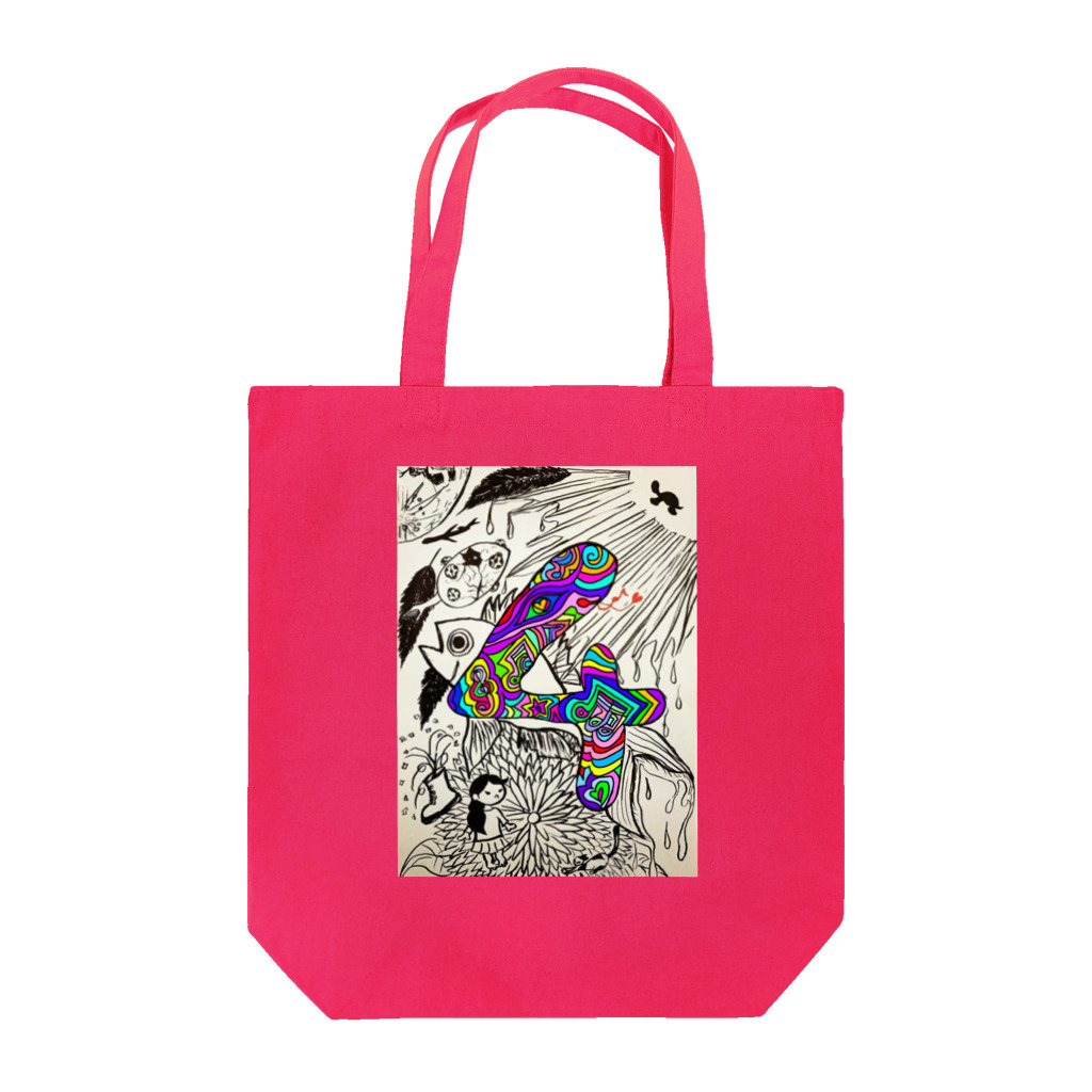 SUPER HOTDOG GIRL!の4 Tote Bag