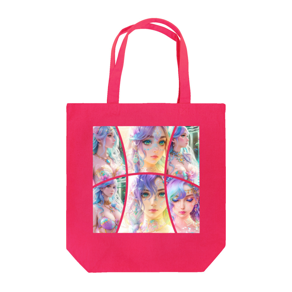 💖宇宙整体♪🌈♪こころからだチャンネル♪💖のhealing mermaid WORLD Tote Bag