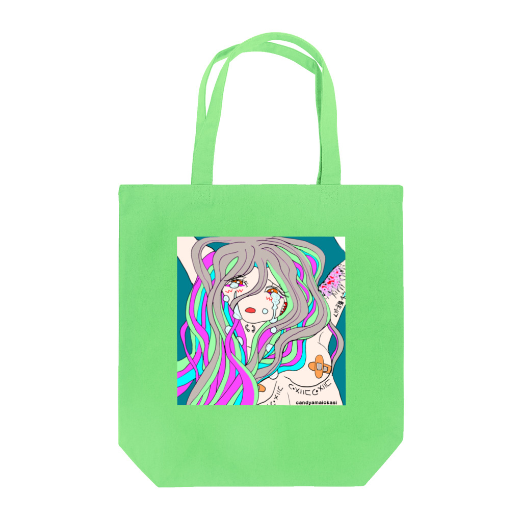 candyamaiokasiのヤメコ Tote Bag