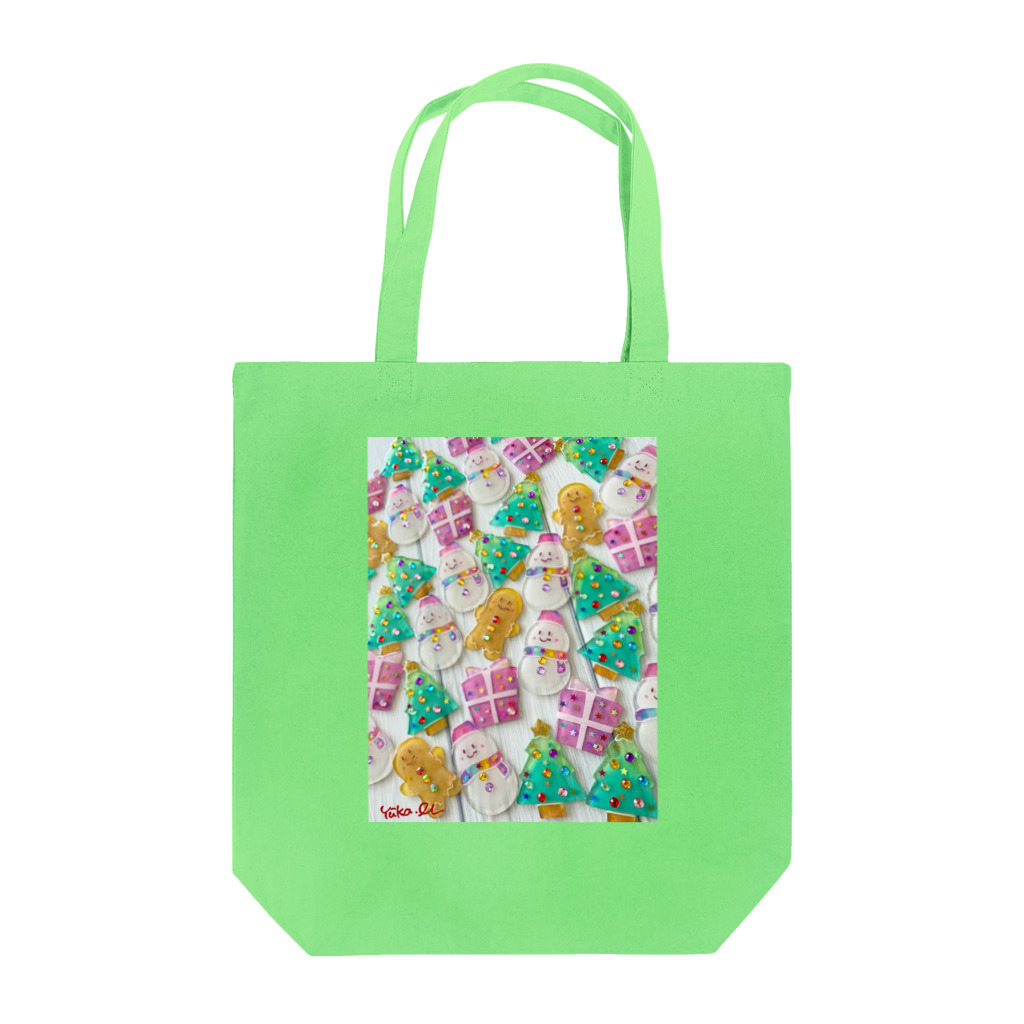 前田悠花｜イラストレーターの★プラ板作品フォト★クリスマス Tote Bag