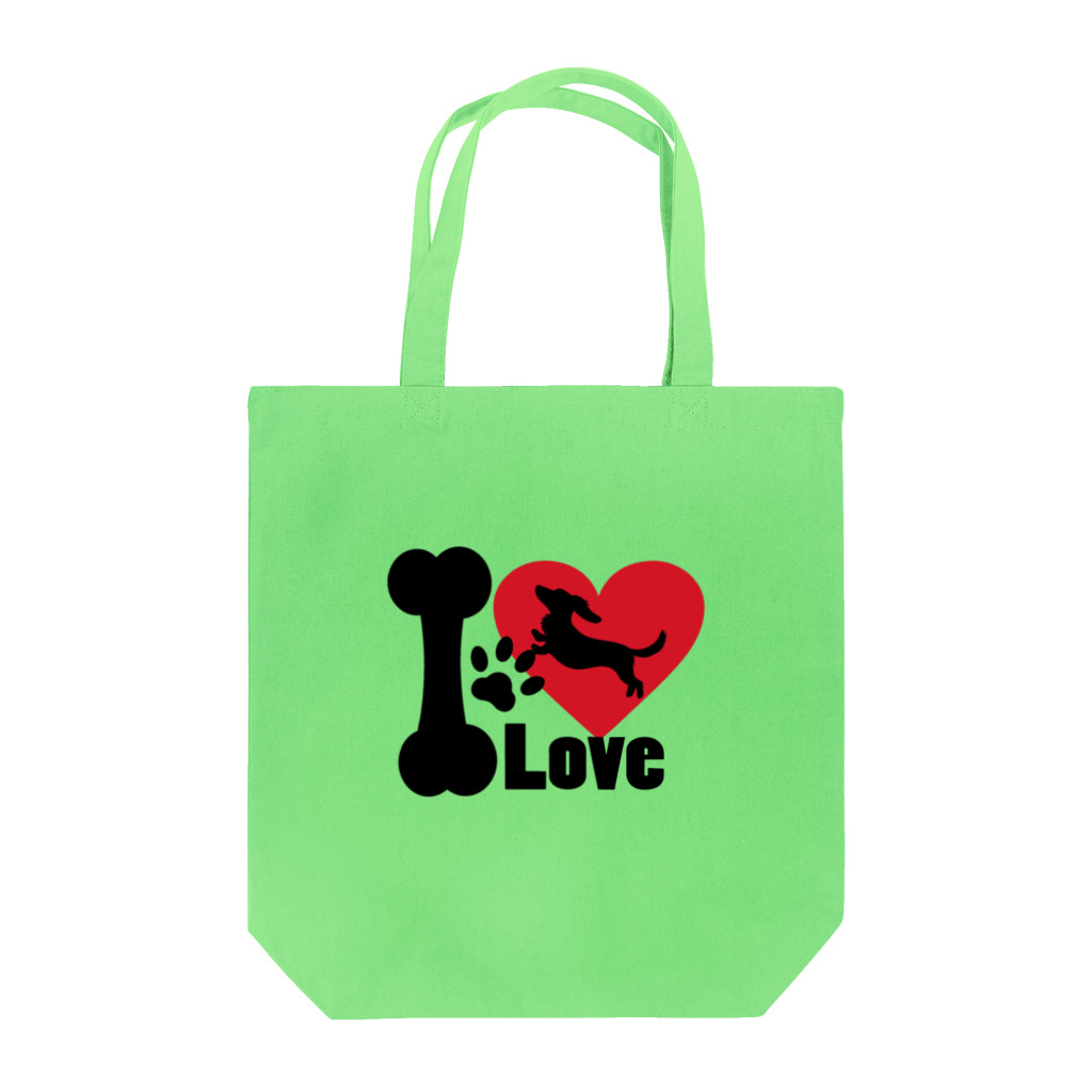 MEIKO701のI Loveダックストートバッグ Tote Bag