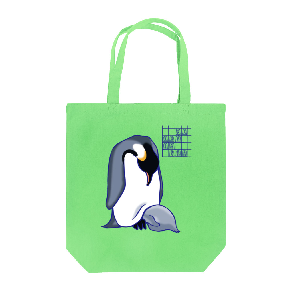 愛棋堂の解説「おっとこれはイビアナですね」ペンギン編 Tote Bag