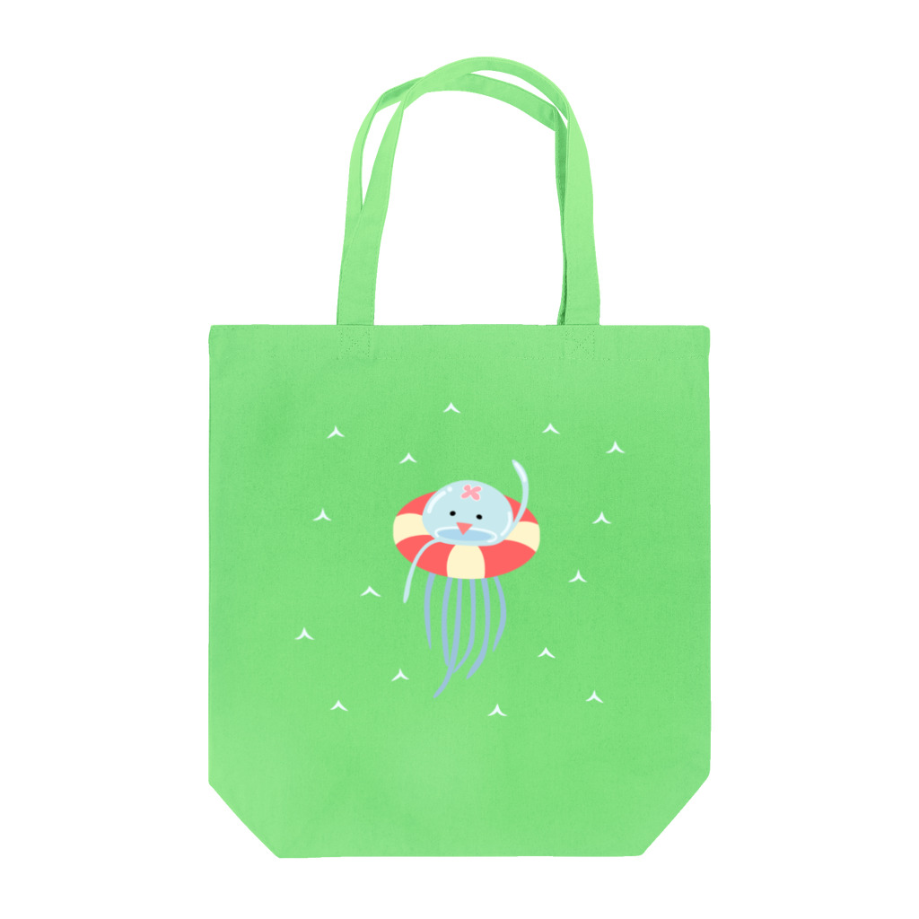 Three.Pieces.Pictures.Itemのうきわくらげ Tote Bag