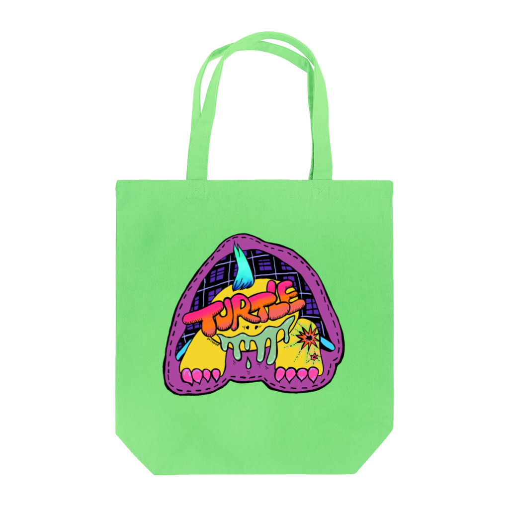 PUNiMALS by SHIGEGEのPUNiMALSかめちゃん Tote Bag