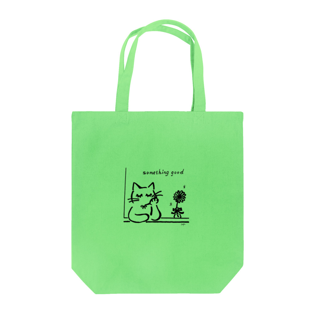 すぺ's shopのまつげを増量した猫 Tote Bag