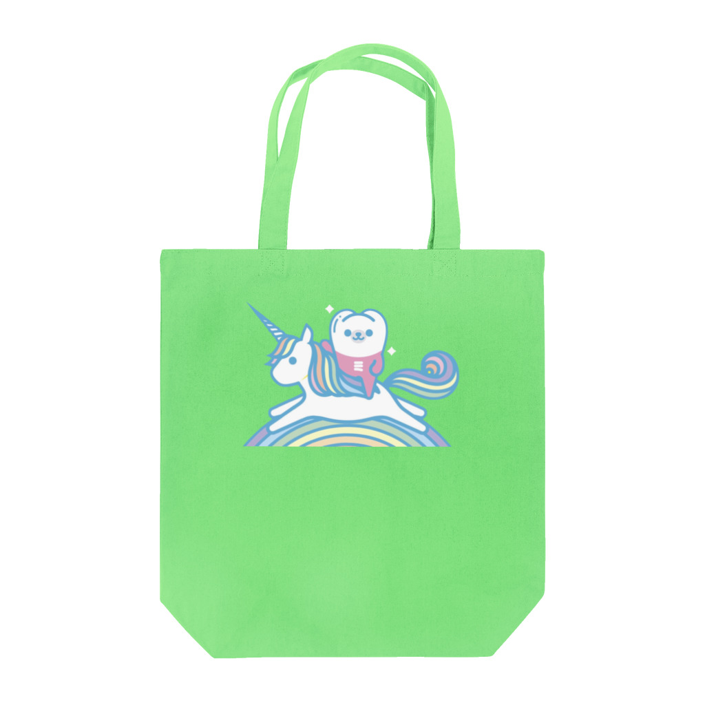  Dr.COYASS  OFFICIALのみがくま×ユニコーン Tote Bag
