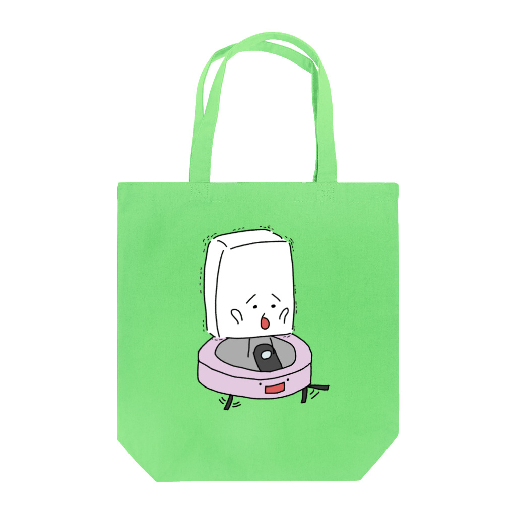 おとうふくんのロボット掃除機とおとうふくん Tote Bag