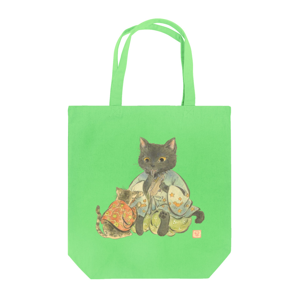 またたび商店　のクロ助と茶太郎 Tote Bag