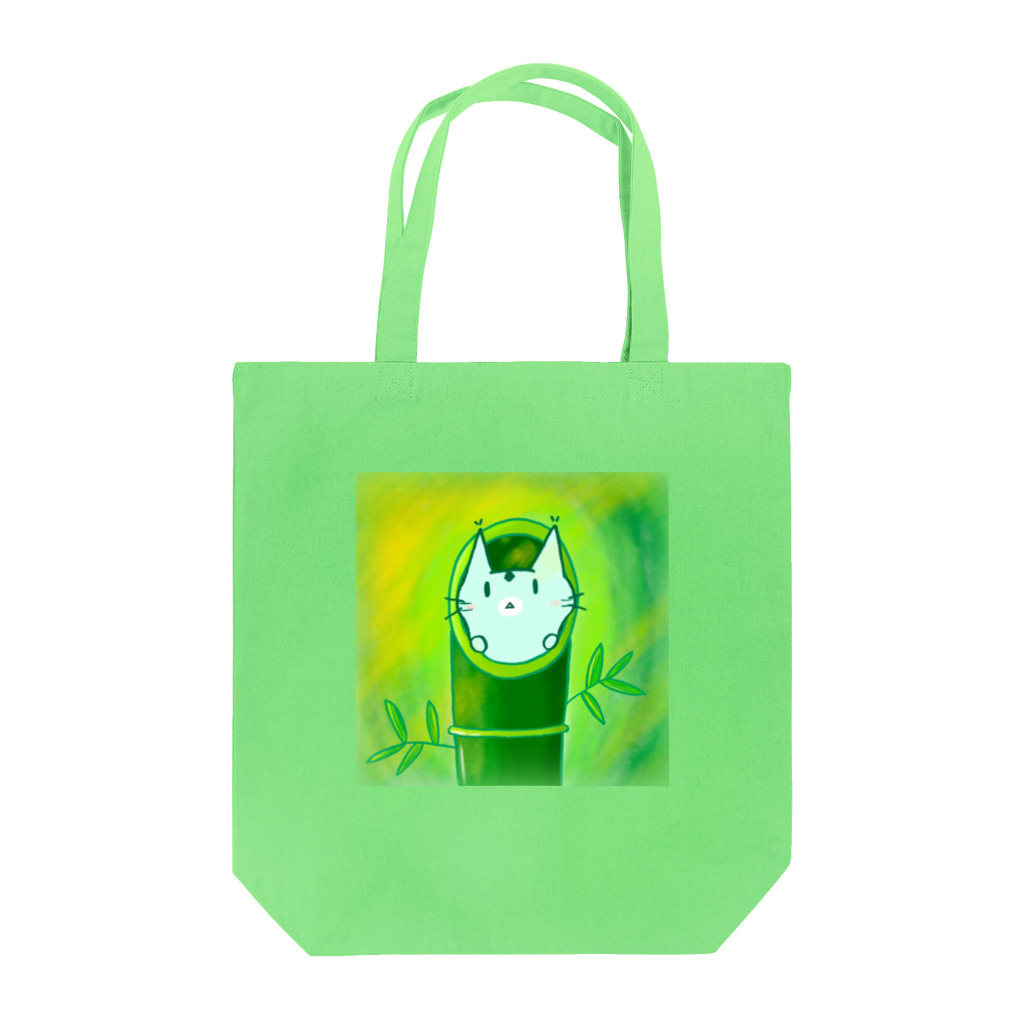 まりにゃんずのぴょこっと たけにゃん Tote Bag