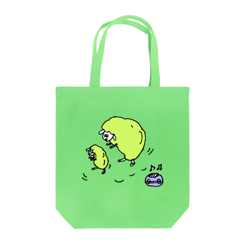 sususuttoのdancing sheep Tote Bag